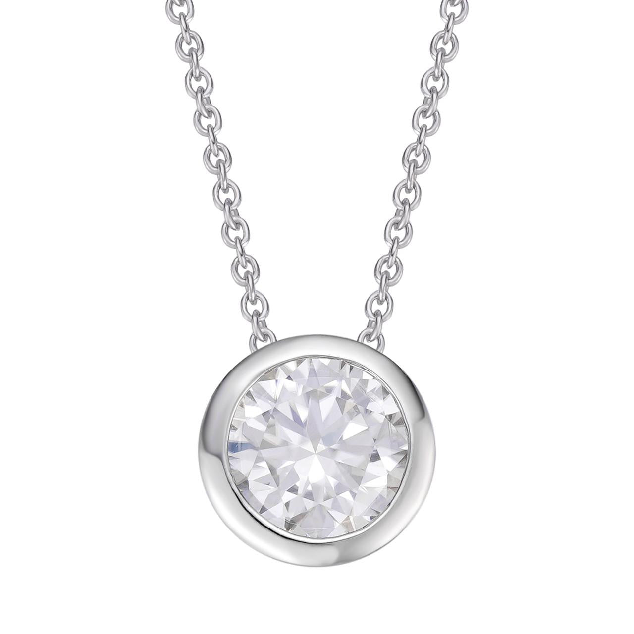 Shalimar & Co. Bezel Solitaire Pendant