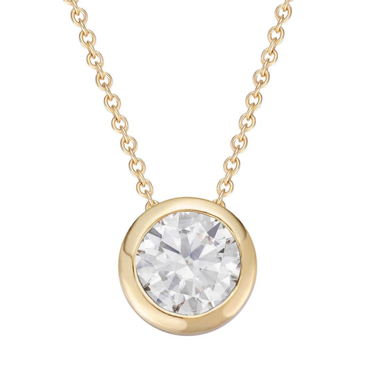 Shalimar & Co. Bezel Solitaire Pendant