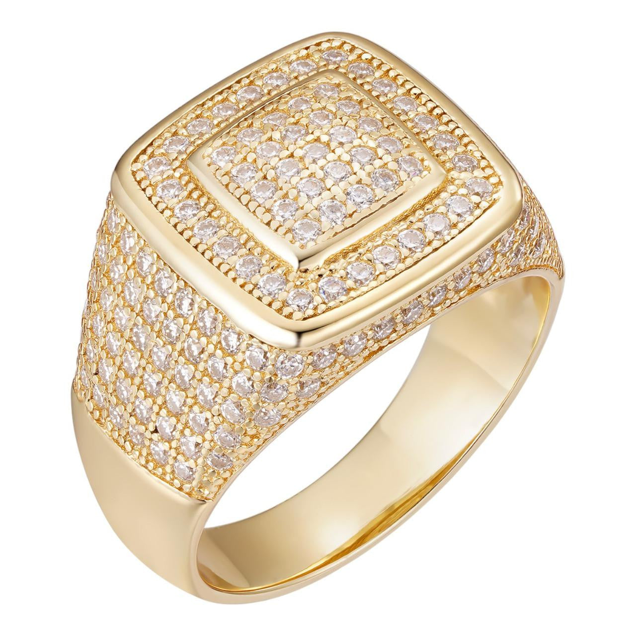 Shalimar & Co. Pavé Quadrant Ring